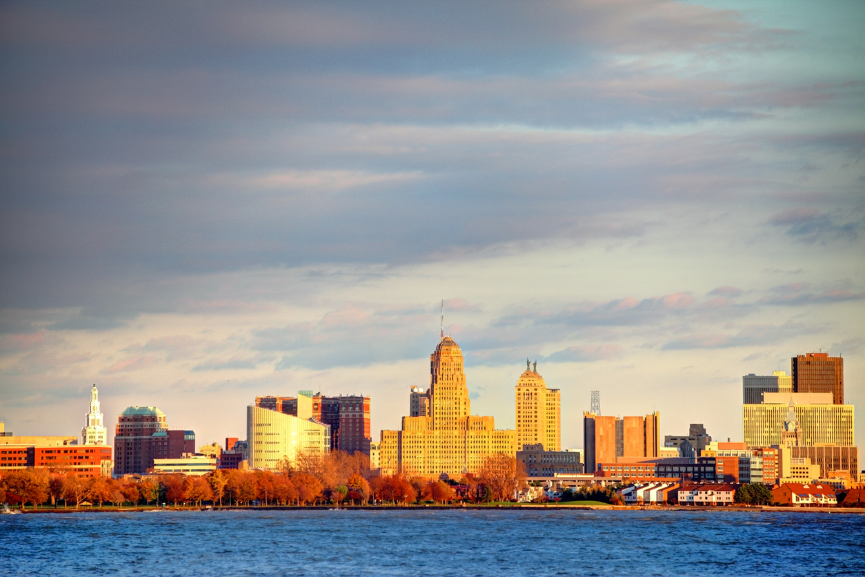 Panoramic Image of Buffalo, NY